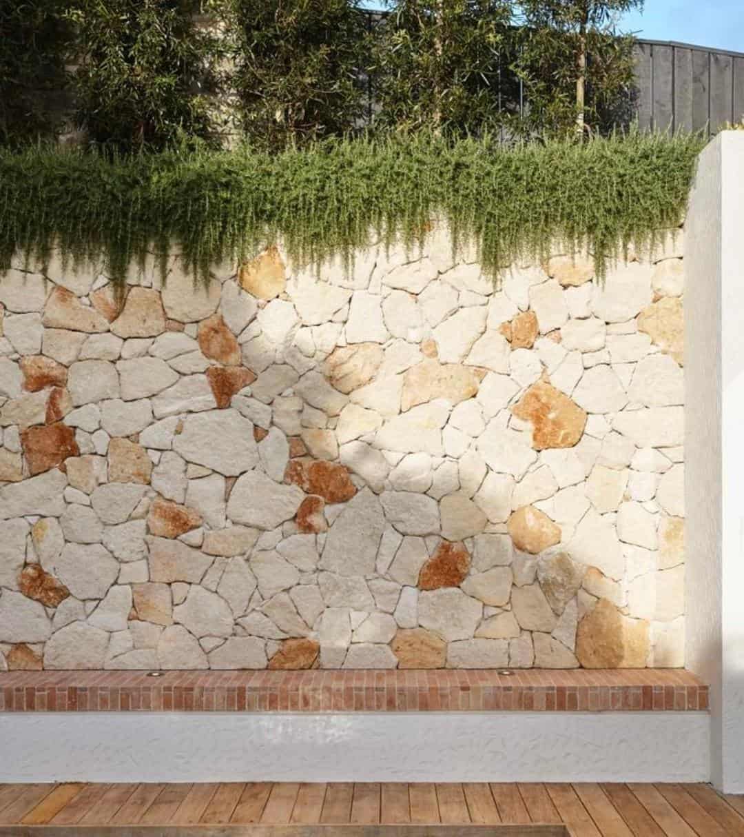 Stunning Exterior Stone Wall Design Ideas: Point Piper Enclave