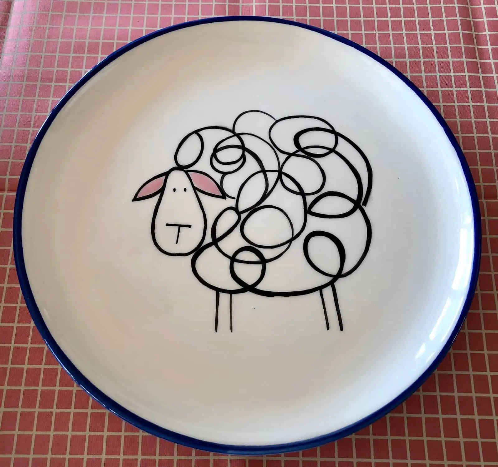 Wooly-Sheep Plate Design