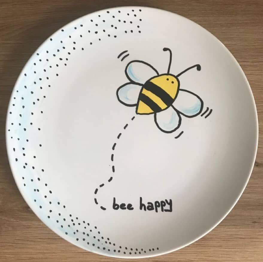 Bee-happy Plate Design