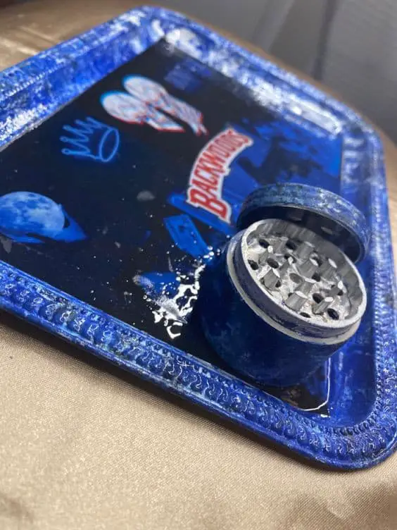 Blue Aesthetic Rolling Tray 